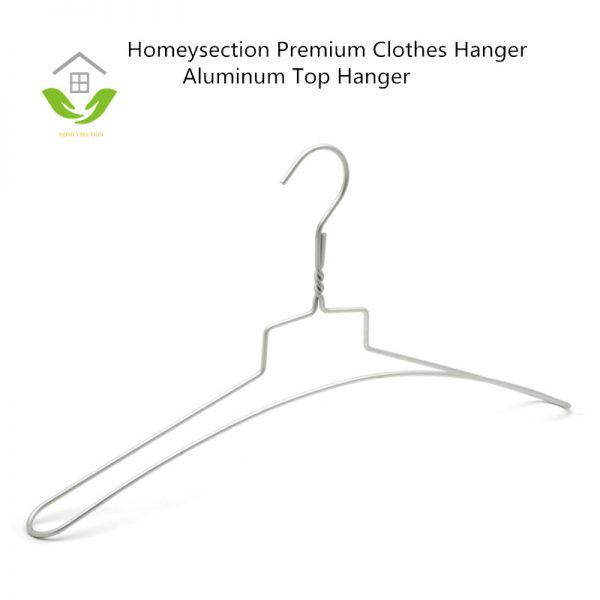 HSALT003 Aluminum Alloy Wire Hangers Metal Hangers for Clothes Store