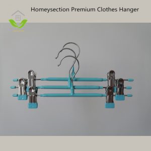 HSMST074 PVC Coated Metal Pant Hanger,Trousers Hanger